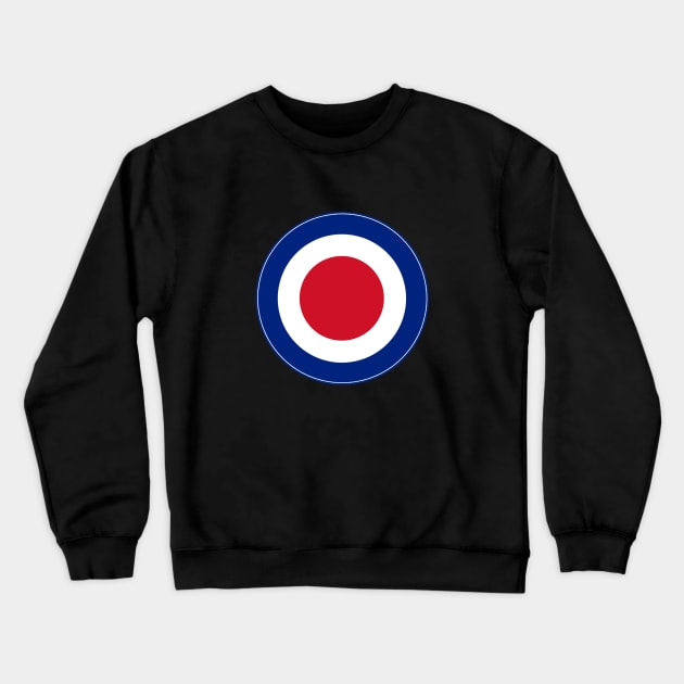 Red white and blue roundel Crewneck Sweatshirt by erndub